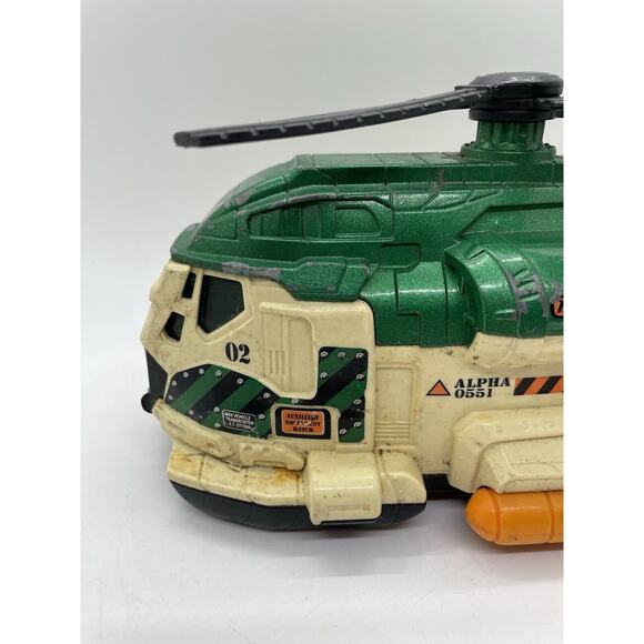 Matchbox Cloud Chopper On A Mission Mattel Die Cast Vehicle Green Alpha 0551 E - Picture 5 of 10